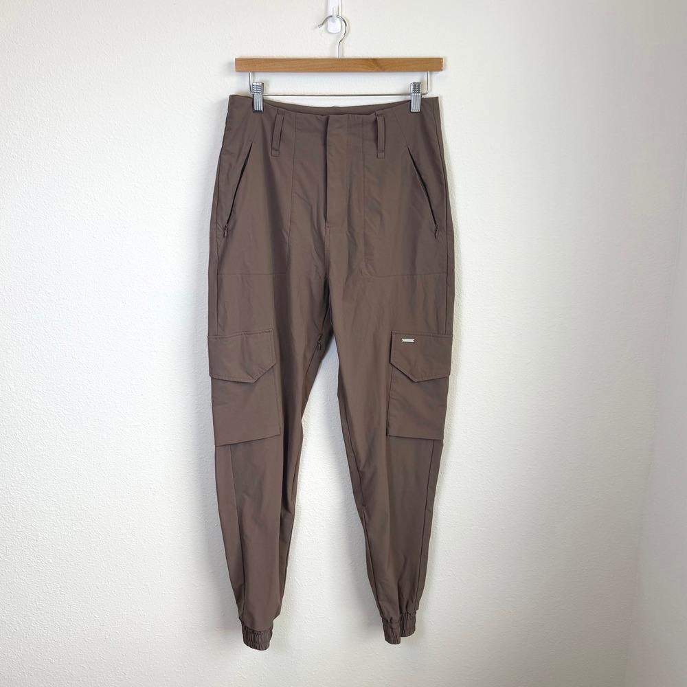 Aim'n‎ Brown Cargo Joggers Sz Medium Athletic Workout Hiking Nylon Waterproof